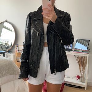 John Varvatos Men’s Leather Jacket